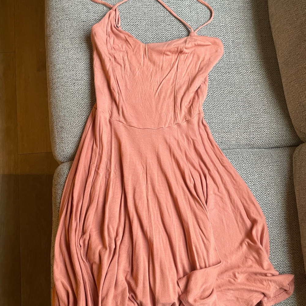 Forever 21 salmon dress